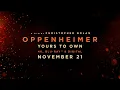 Oppenheimer Own on 4K Ultra Blu-ray and Digital November 21