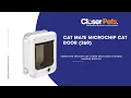 Closer Pets - Installing the Cat Mate Microchip Cat Flap Door into Glass Double Glazing with Kit
