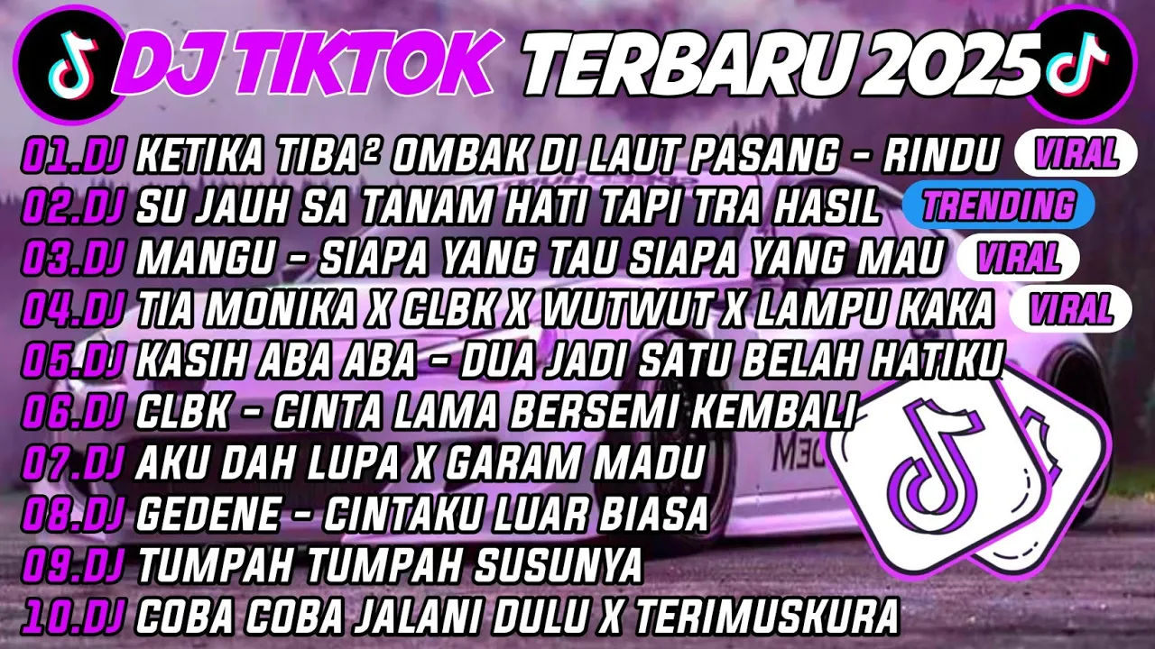 DJ TIKTOK TERBARU 2025🎵DJ RINDU AKU RINDU KAMU JADI SATU🎵DJ SU JAUH SA TANAM HATI TAPI TRA HASIL DJ TIKTOK TERBARU 2025🎵DJ RINDU AKU RINDU KAMU JADI SATU🎵DJ SU JAUH SA TANAM HATI TAPI TRA HASIL