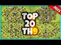 New BEST TH9 BASE Base Link 2023 Top20 Clash of Clans - Town Hall 9 Farm Base