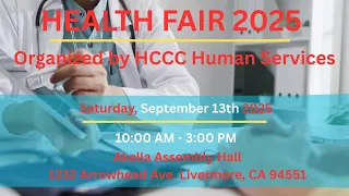 HCCC Health Fair - September 13 2025