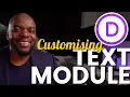 Divi Theme Tutorial - Customising the Text module