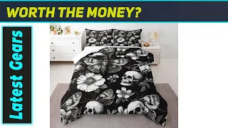 Manfei Skull Moth Comforter Gothic Dreams for Your Bedroom