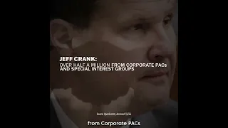 Congressman Jeff Crank is cashing in on the corruption in Congress