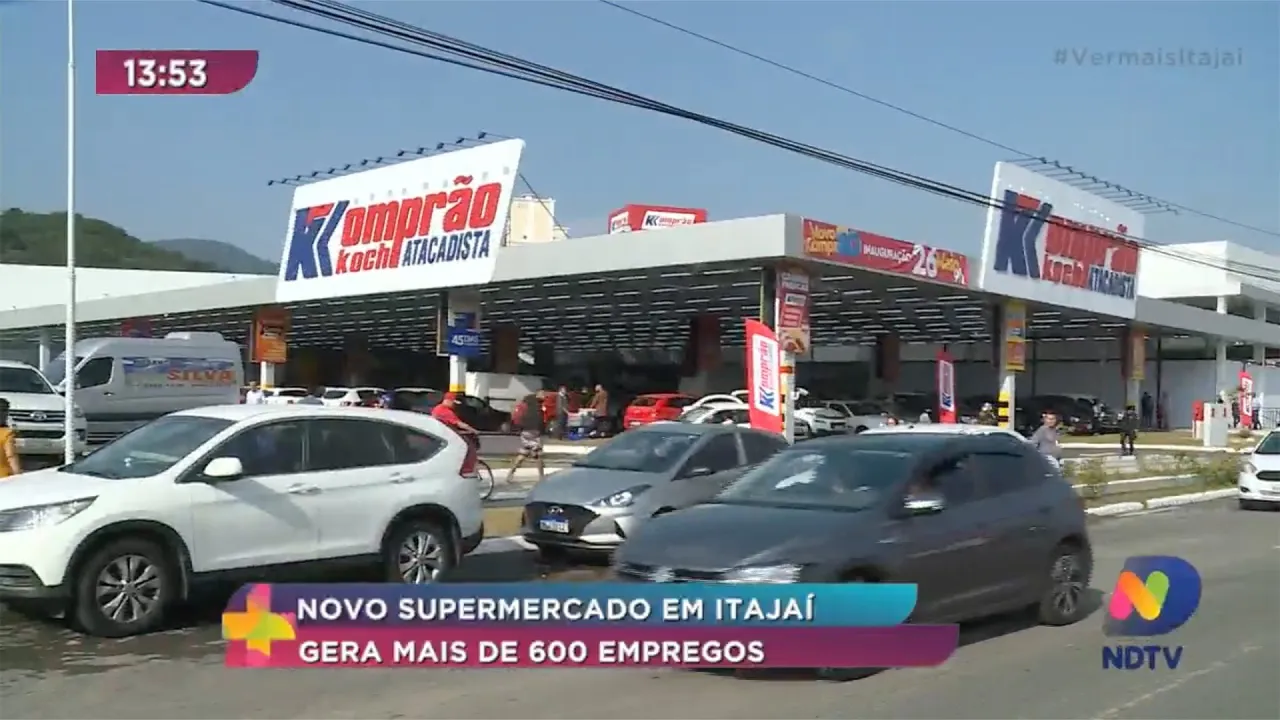 Novo supermercado Komprâo em Itajaí gera mais de 600 empregos