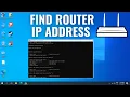 How to Find Your Wireless Router IP Address in Windows 2022