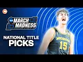 NCAA TOURNAMENT NATIONAL CHAMPIONSHIP PICKS MICHIGAN VS UCONN PREDICTIONS