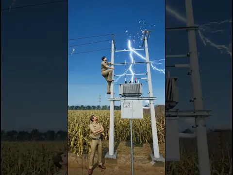 Electrician Cuts ⚡ Power to Police Station 😰