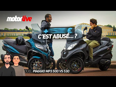 Download MP3 DUEL PIAGGIO MP3 500 vs 530 - MOTORLIVE