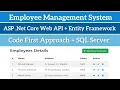 ASP NET Core Web API CRUD Using Entity Framework Code First Approach - Full Course