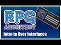 RPG Architect Tutorial - Intro to User Interfaces