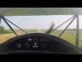 Starduster Landing from the Back Seat