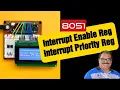 Interrupt Enable Register and Interrupt Priority Register of 8051 Microcontroller