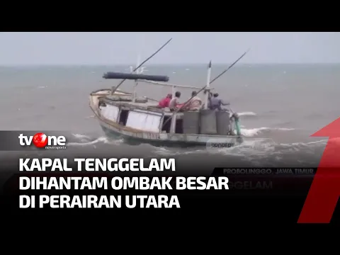 Kapal Pemancing Karam Usai Diterjang Ombak, Nahkoda Masih dalam Pencarian