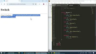 PHP - Switch PHP basics Programming in PHP