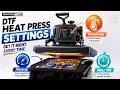 DTF Heat Press Metrics Explained Temperature Pressure Dwell Time