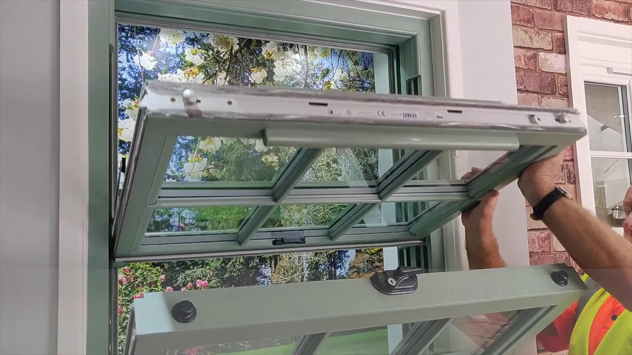 How to remove the top sash on uPVC Sliding Sash Windows