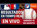 Resultados De Grandes Ligas MLB NHL NBA WNBA MLS NFL EN VIVO Futbol Soccer 2026