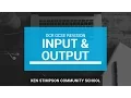 Input Output Devices - OCR GCSE Computing