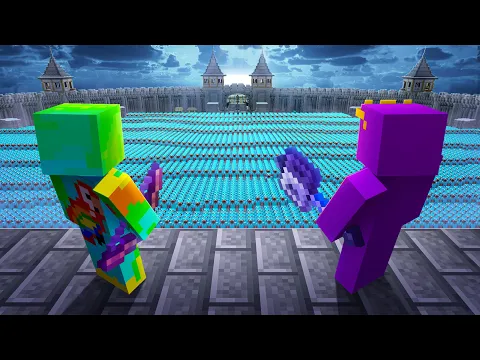 Video Thumbnail: 2 Minecraft Pros VS 1000 Hunters
