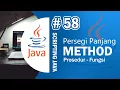 Java 58 - Program Luas dan Keliling Persegi Panjang dengan Method