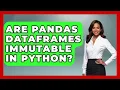 Are Pandas DataFrames Immutable in Python Python Code School News