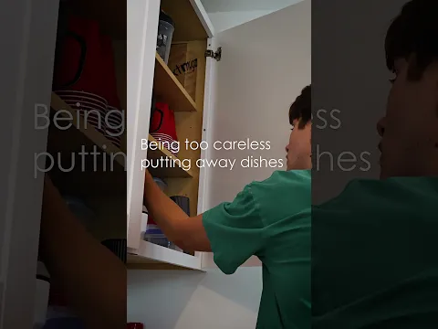 When You're Too Careless Putting Away Dishes #dishes #meme #funny