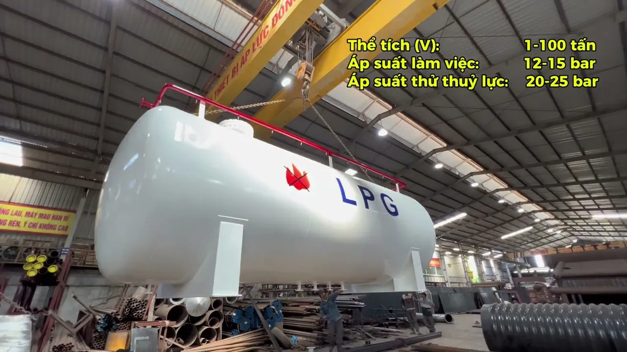 BỒN CHỨA KHÍ GAS LPG | THIẾT KẾ THEO YÊU CẦU