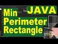MinPerimeterRectangle