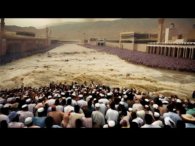 Download MP3 5 minutes ago! The wrath of heaven hits Mecca, Saudi Arabia with a violent storm and flood