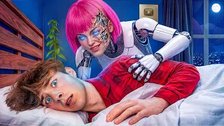I Survived a ROBO Babysitter for 24 Hours!