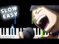 Download Lagu My Hero Academia 4th Season EP 23 Insert Song - Hero too - SLOW EASY Piano Tutorial [animelovemen]