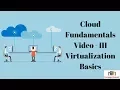 Virtualization Core Concepts - Cloud Fundamentals Part III
