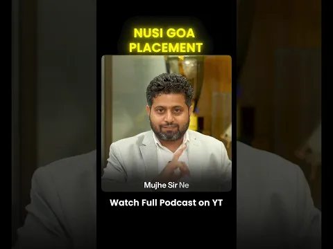 NUSI Goa Placement Issue!!