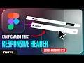 Can You Make a RESPONSIVE HEADER in Figma - Design a Website ep 31