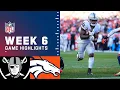 Raiders vs Broncos Week 6 Highlights NFL 2021