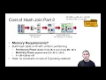 Lecture 11 Part 11 Hash Join Costs