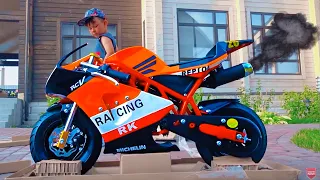 Senya Tries His NEW Motorcycle