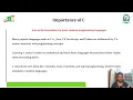 Importance of C Problems Solving Using C SNS Institutions