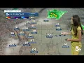 Mostly dry conditions throughout the day on Tuesday with a cold front in the evening