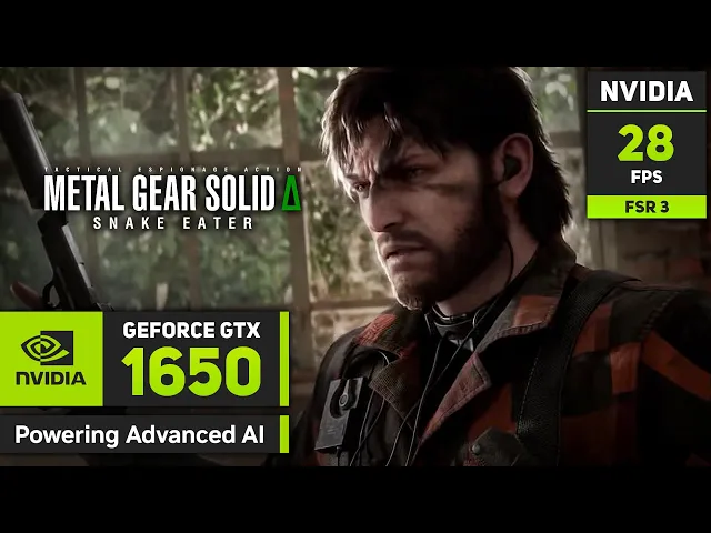 GTX 1650 on Metal Gear Solid Delta: Snake Eater - Smooth or Struggle?
