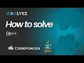 Bit Codeforces Solution Arabic Java 282A