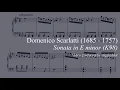 Domenico Scarlatti - Sonata in E minor K98 (Ivo Pogorelich)