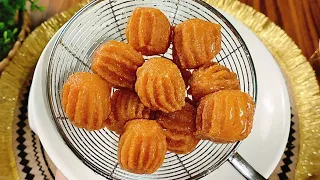 الزلابية السورى بسميد البسبوسة دى لكل عشاق بلح الشام بدون بيض 