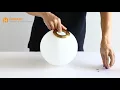 Installing Cattel Simple Globe Glass Shade Indoor Wall Sconce - 1