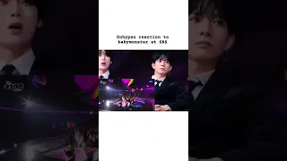 Enhypen Reaction To Babymonster Performance At SBS Babymonster Sbs Monstiez Performance 