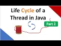 Life Cycle of a Thread in Java Part 2