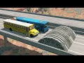 Lagu Mobil vs Speed Bumps #4 - BeamNG Drive