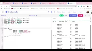 Data Analytics Course Batch 107 SQL Training Session 6