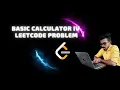 Basic Calculator IV Leetcode Problem Intuition Discussion